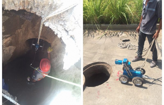 管網(wǎng)檢測(cè)機(jī)器人投入使用，以科技助力公路施工